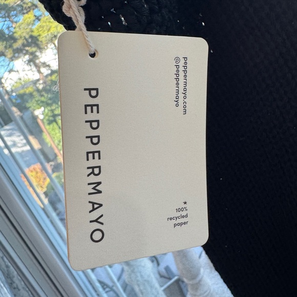 Peppermayo Exclusive - Masterpiece Halterneck Crochet Maxi Dress - Azure Stripe - Picture 7 of 8